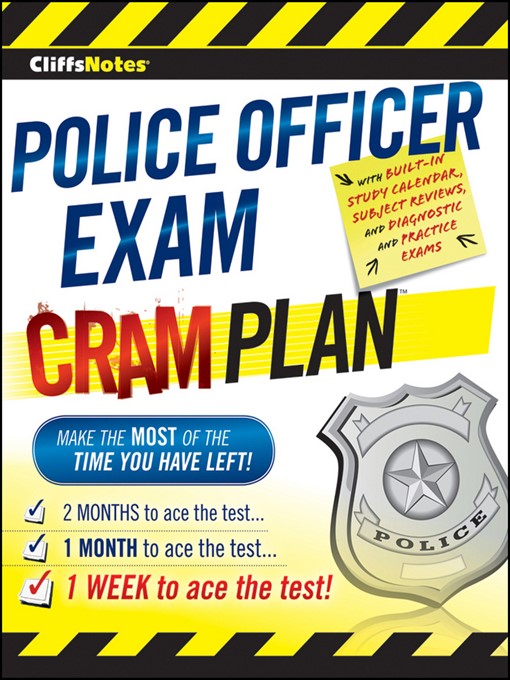 Title details for CliffsNotes Police Officer Exam Cram Plan by Northeast Editing, Inc. - Available